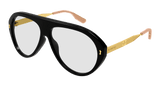 Gucci Sunglasses Man Black Gold Transparent Gg1515S-004