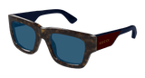 Gucci Sunglass Man Havana Red Blue GG1668S-002
