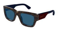 Gucci Sunglass Man Havana Red Blue GG1668S-002