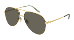 Gucci Sunglasses Unisex In Gold Grey Gg0356S-005