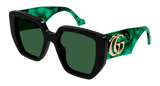 Gucci Sunglass Woman Black Green GG0956S-001