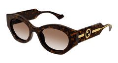 Gucci Sunglasses Woman Havana Crystal Brown Gg1553S-002