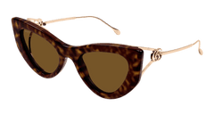 Gucci sunglasses Woman Havana Gold Brown GG1565S-002