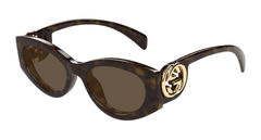 Gucci Sunglass Woman Havana Brown GG1691S-002