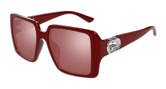 Gucci Sunglasses Woman Burgundy Red Gg1692S-005