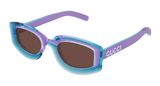 Gucci Sunglasses Woman Violet Brown Gg1719S-003