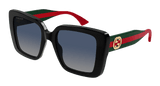 Gucci Sunglasses Womens in Black Green Grey GG1861S-005