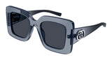 Gucci Sunglasses Womens in Grey Blue GG2025S-003