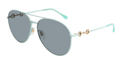 Gucci Sunglasses Woman Green Grey Gg1698S-004