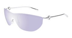 Gucci Sunglass Woman Silver Violet GG1700S-003