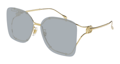 Gucci Sunglass Woman Gold Grey GG1713SA-001