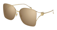 Gucci Sunglass Woman Gold Brown GG1713SA-003