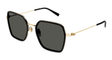 Gucci Sunglasses Womens In Black Gold Grey GG1850SA-001