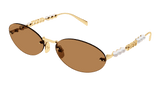 Gucci Sunglasses Womens In Gold Brown GG1922S-003