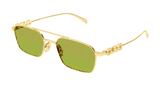 Gucci Sunglasses Womens In Gold Green GG1804S-002