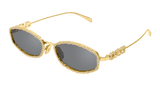 Gucci Sunglasses Womens In Gold Grey GG1803S-001