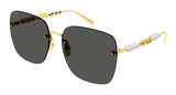 Gucci Sunglasses Womens In Gold Grey GG1923SA-001