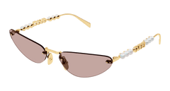 Gucci Sunglasses Womens In Gold Pink GG1920S-004