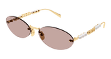 Gucci Sunglasses Womens In Gold Pink GG1922S-004