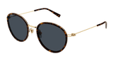 Gucci Sunglasses Womens In Havana Gold Blue GG1849S-002