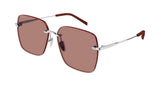 Gucci Sunglasses Womens In Silver Red GG1955SA-003