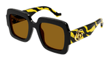 Gucci Sunglasses Woman Black Brown Gg1547S-004