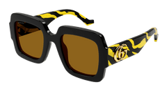 Gucci Sunglasses Woman Black Brown Gg1547S-004