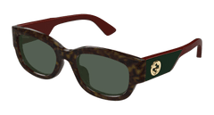 Gucci Sunglass Woman Havana Red Green GG1667SK-002