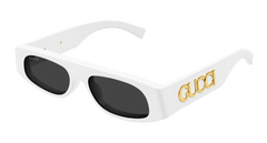 Gucci Sunglass Woman White Grey GG1771S-002