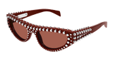 Gucci Sunglasses Womens In Burgundy Brown GG1919S-009
