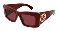 Gucci Sunglasses Womens In Burgundy Red GG1842S-005