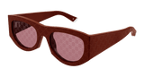Gucci Sunglasses Womens In Burgundy Red GG1918S-004