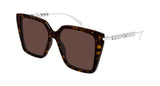 Gucci Sunglasses Womens In Black Silver Grey GG1967S-002