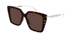 Gucci Sunglasses Womens In Havana Silver Brown GG1967S-003