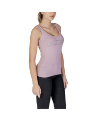 Guess Womens Embellished Tank Top In Pink