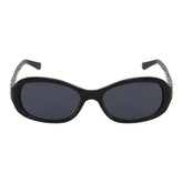 Guess Oval Frame Sunglasses In Black