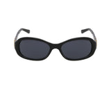Guess Oval Frame Sunglasses In Black