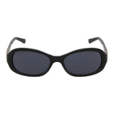 Guess Oval Frame Sunglasses In Black