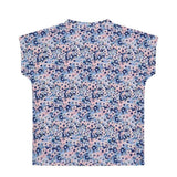 Guess Girls T-Shirt In Blue Multi