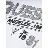 Guess Boys T-Shirt In White & Grey