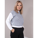 Guess Ladies Aubrey Sweater In Cream