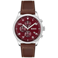 Hugo Boss Red And Brown Watch