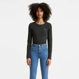 Levi's Womens Honey Long Sleeve Top In Black