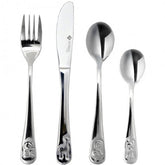 Wechsler 4 Piece Safari Cutlery Set In Silver