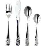 Wechsler 4 Piece Safari Cutlery Set In Silver