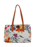 Pierre Cardin Aasha Floral Tote Bag In Orange