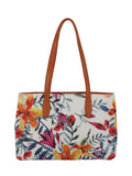 Pierre Cardin Aasha Floral Tote Bag In Orange