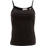 Calvin Klein Cotton Strap Camisole In Black