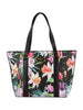 Aaliyah Floral Tote Black - One Size