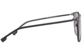 Hugo Boss Gun Metal Frame Unisex Sunglasses In Matte Blue